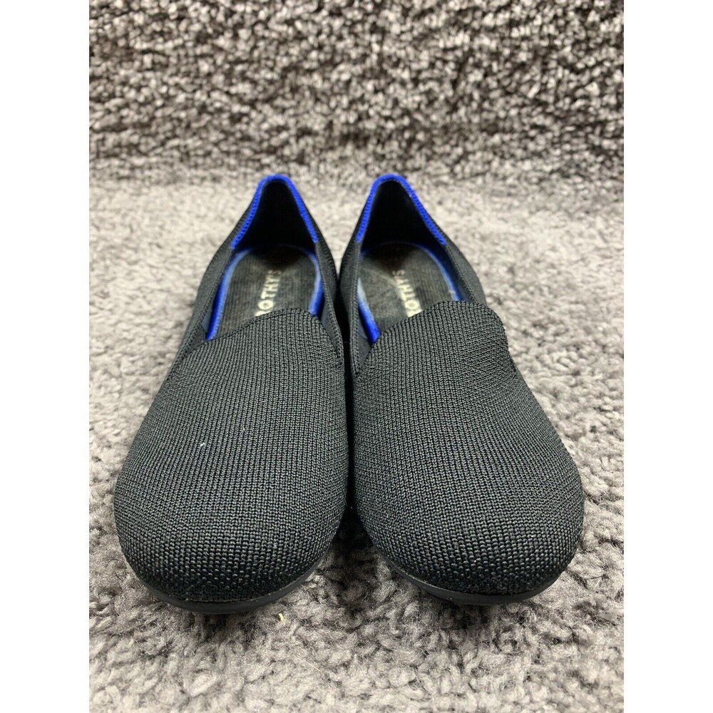 Rothy's Kids Black and Blue Slippers